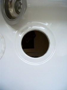 ikea oval sink hole