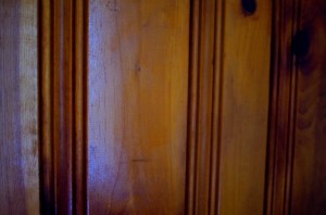 knotty pine paneling