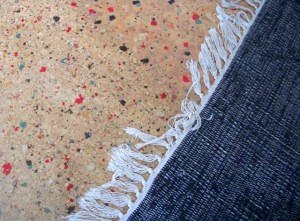 kitchen repaired linoleum