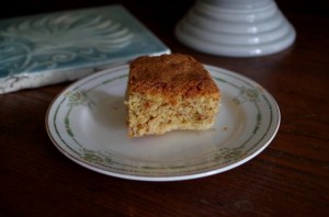 dirty old thing-polenta cake