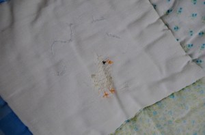 childhood quilt-poultry